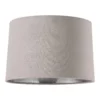 House Beautiful Samet Velvet Drum Shade - Grey - 30cm -Home Lighting Store 12882900 8884861161933459