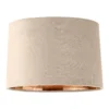 House Beautiful Samet Velvet Drum Shade - Champagne - 30cm -Home Lighting Store 12882901 7864861161817566