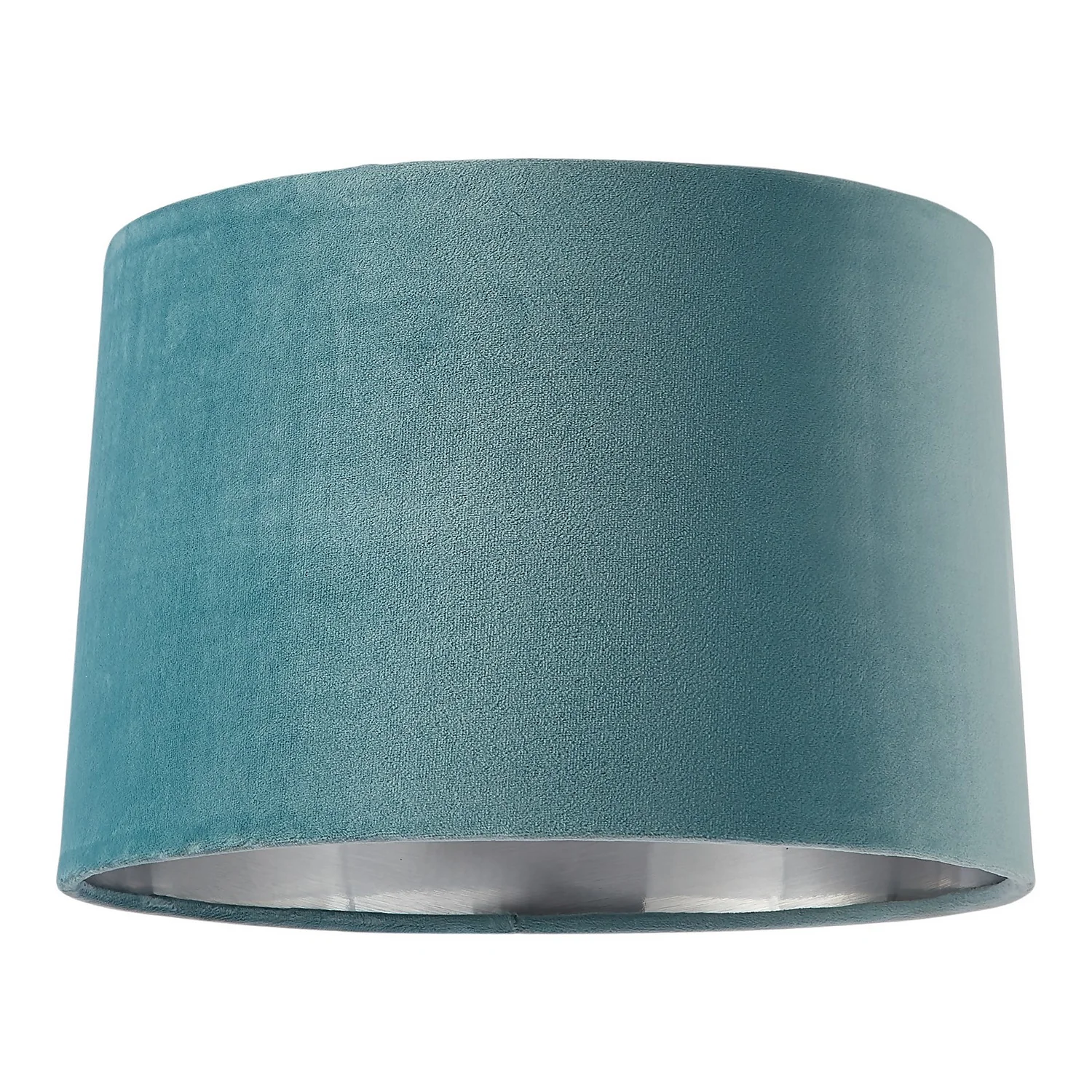 House Beautiful Samet Velvet Drum Shade - Duck Egg - 30cm House Beautiful Samet Velvet Drum Shade - Duck Egg - 30cm -Home Lighting Store 12882903 1754861162278525