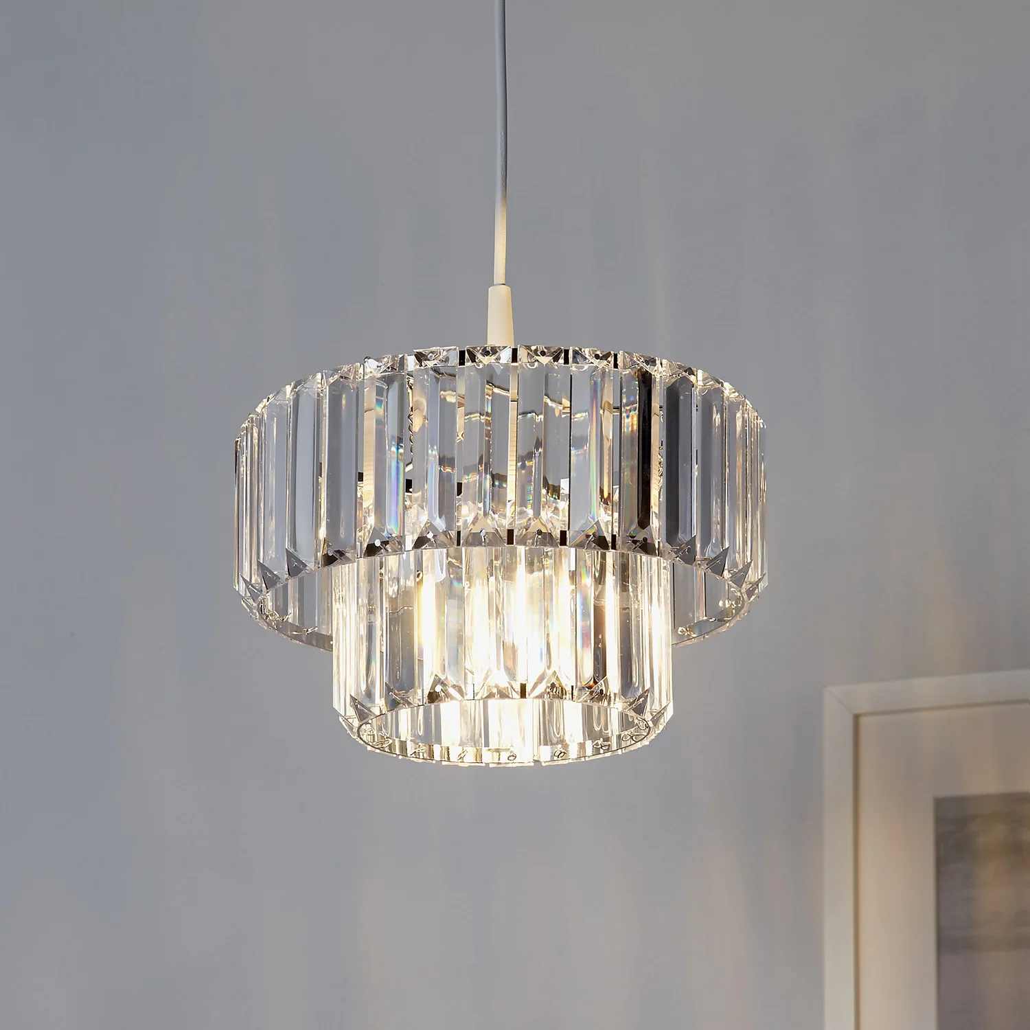 Blair Easy Fit Lamp Shade - Chrome Blair Easy Fit Lamp Shade - Chrome -Home Lighting Store 12886899 9455007608022423