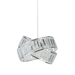 Dita 2 Band Chrome Non-Elec Light Shade -Home Lighting Store 12886903 1554911167632851