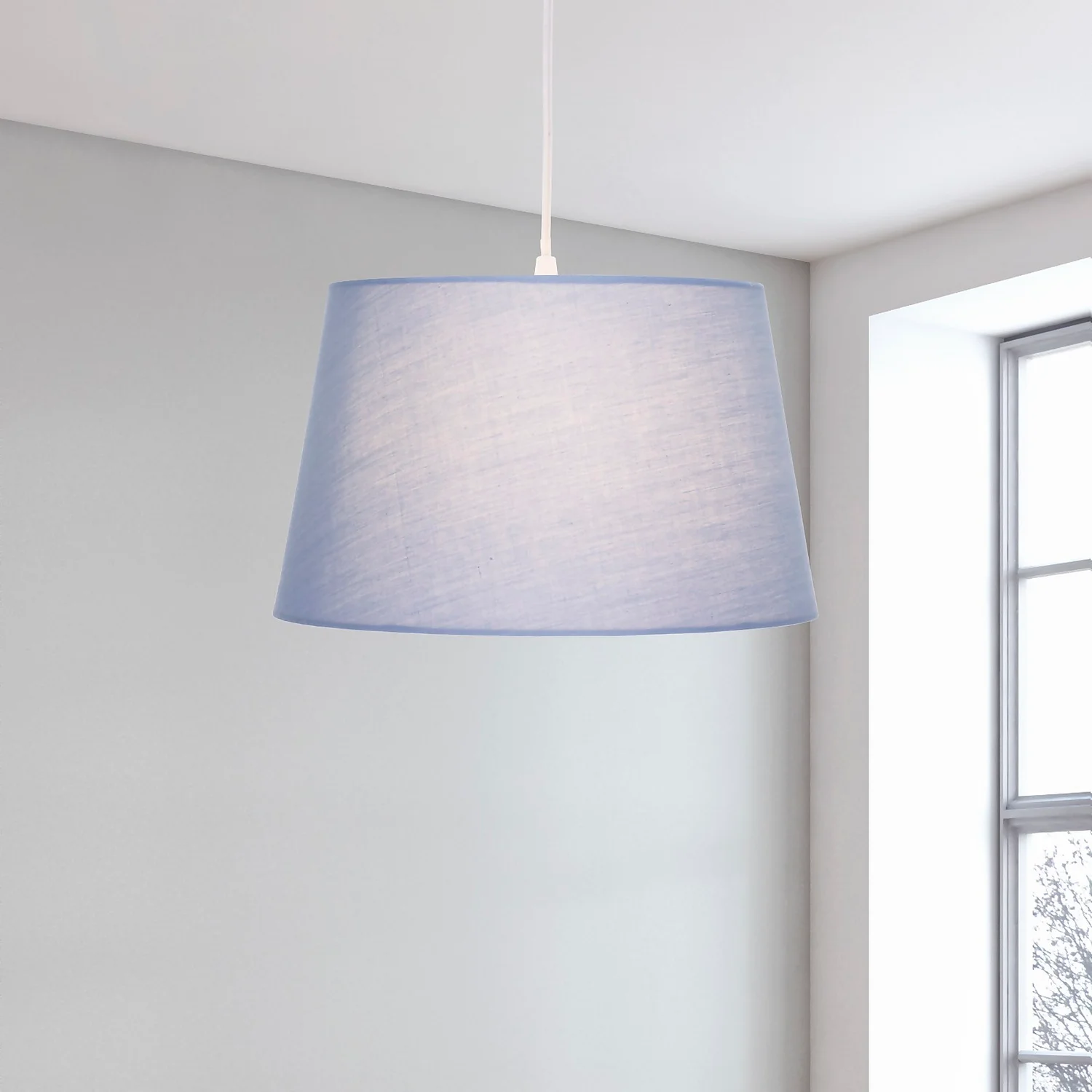 Clyde Blue Taper Shade - 30cm Clyde Blue Taper Shade - 30cm -Home Lighting Store 13139373 1124900552213503