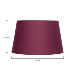 Clyde Plum Taper Shade - 30cm -Home Lighting Store 13139374 6364900552382859
