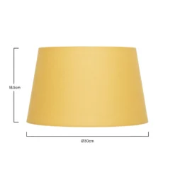 Clyde Ochre Taper Shade - 30cm -Home Lighting Store 13139377 1714900552353381