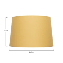 Clyde Ochre Taper Shade - 40cm -Home Lighting Store 13139379 1974900554687720