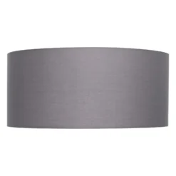 Clyde Charcoal Drum Shade With Diffuser - 45cm -Home Lighting Store 13139382 2014900551167766