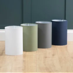 Clyde Charcoal Cylinder Shade - 16cm -Home Lighting Store 13139383 4244944147934194