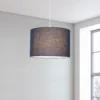 Clyde Navy Drum Shade - 30cm -Home Lighting Store 13139386 1204900551893247