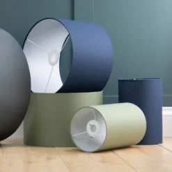 Clyde Navy Drum Shade - 30cm -Home Lighting Store 13139386 3534944147934794