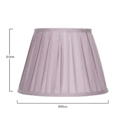 Raye Fig Pleated Taper Silk Shade - 30cm 6 Raye Fig Pleated Taper Silk Shade - 30cm -Home Lighting Store 13139391 2314900556793981