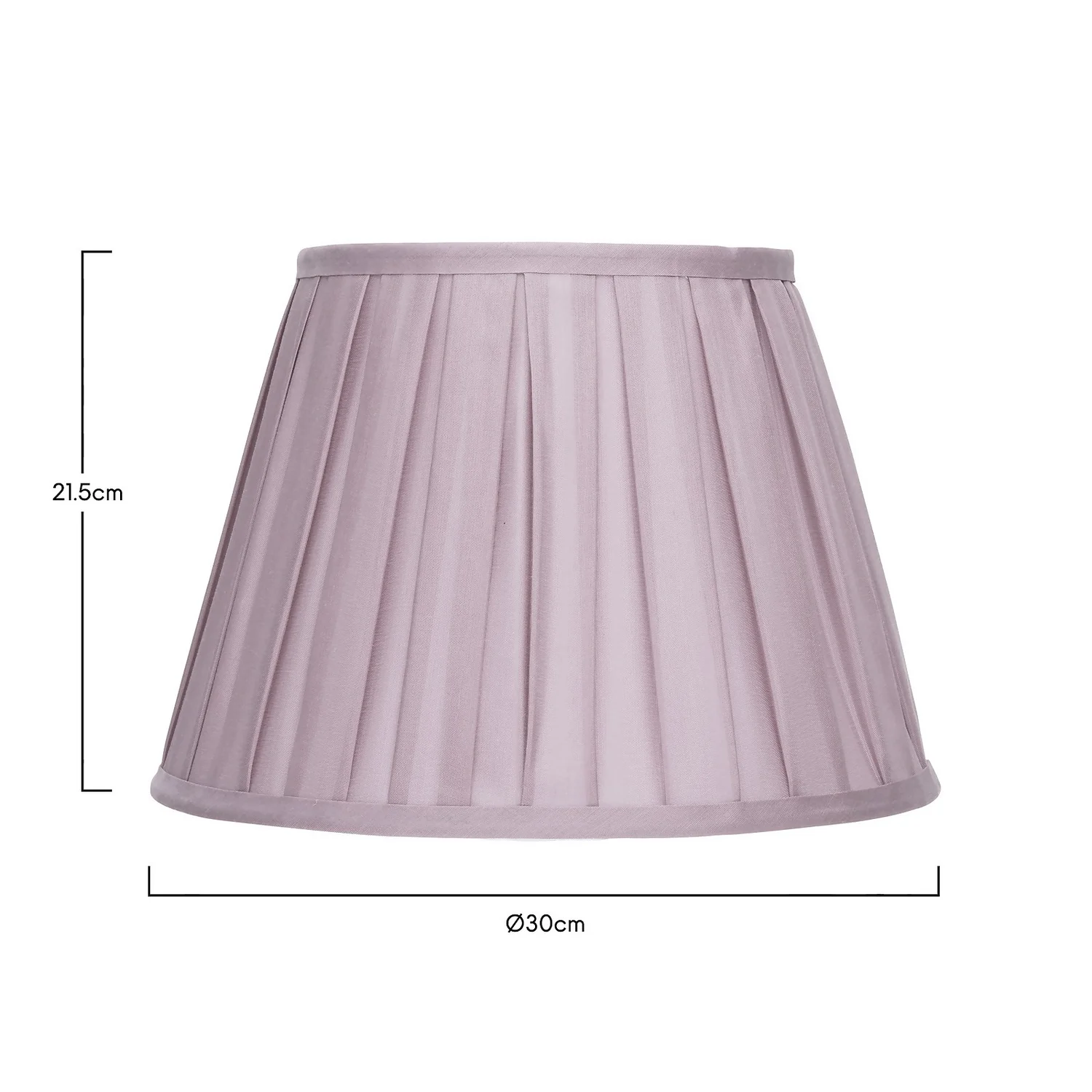 Raye Fig Pleated Taper Silk Shade - 30cm Raye Fig Pleated Taper Silk Shade - 30cm -Home Lighting Store 13139391 2314900556793981