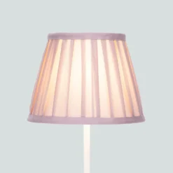 Raye Fig Pleated Taper Silk Shade - 20cm 4 Raye Fig Pleated Taper Silk Shade - 20cm -Home Lighting Store 13139393 1674900556007315