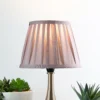 Raye Fig Pleated Taper Silk Shade - 20cm -Home Lighting Store 13139393 2124952636466870