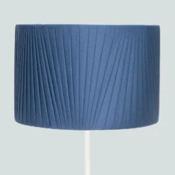 Raye Peacock Drum Pleated Silk Shade - 30cm -Home Lighting Store 13139399 1194900555802979