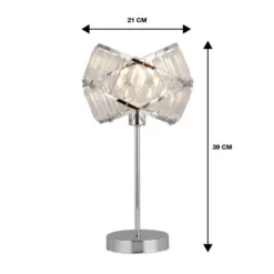 Dita 2 Band Chrome Table Lamp -Home Lighting Store 13157966 1984936869612018