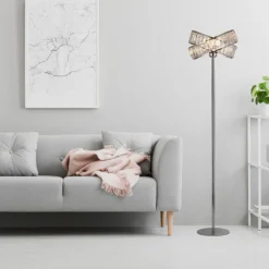 Dita 2 Band Chrome Floor Lamp -Home Lighting Store 13157967 1834936869482949