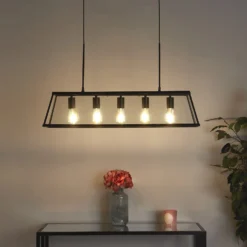 Bellevue 5 Light Industrial Pendant - Black 9 Bellevue 5 Light Industrial Pendant - Black -Home Lighting Store 13157971 1535007608020530
