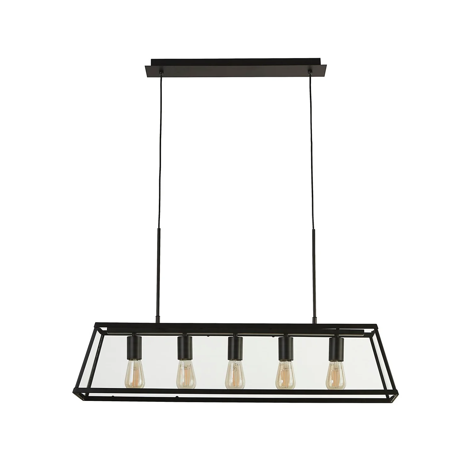 Bellevue 5 Light Industrial Pendant - Black Bellevue 5 Light Industrial Pendant - Black -Home Lighting Store 13157971 4185049847695858