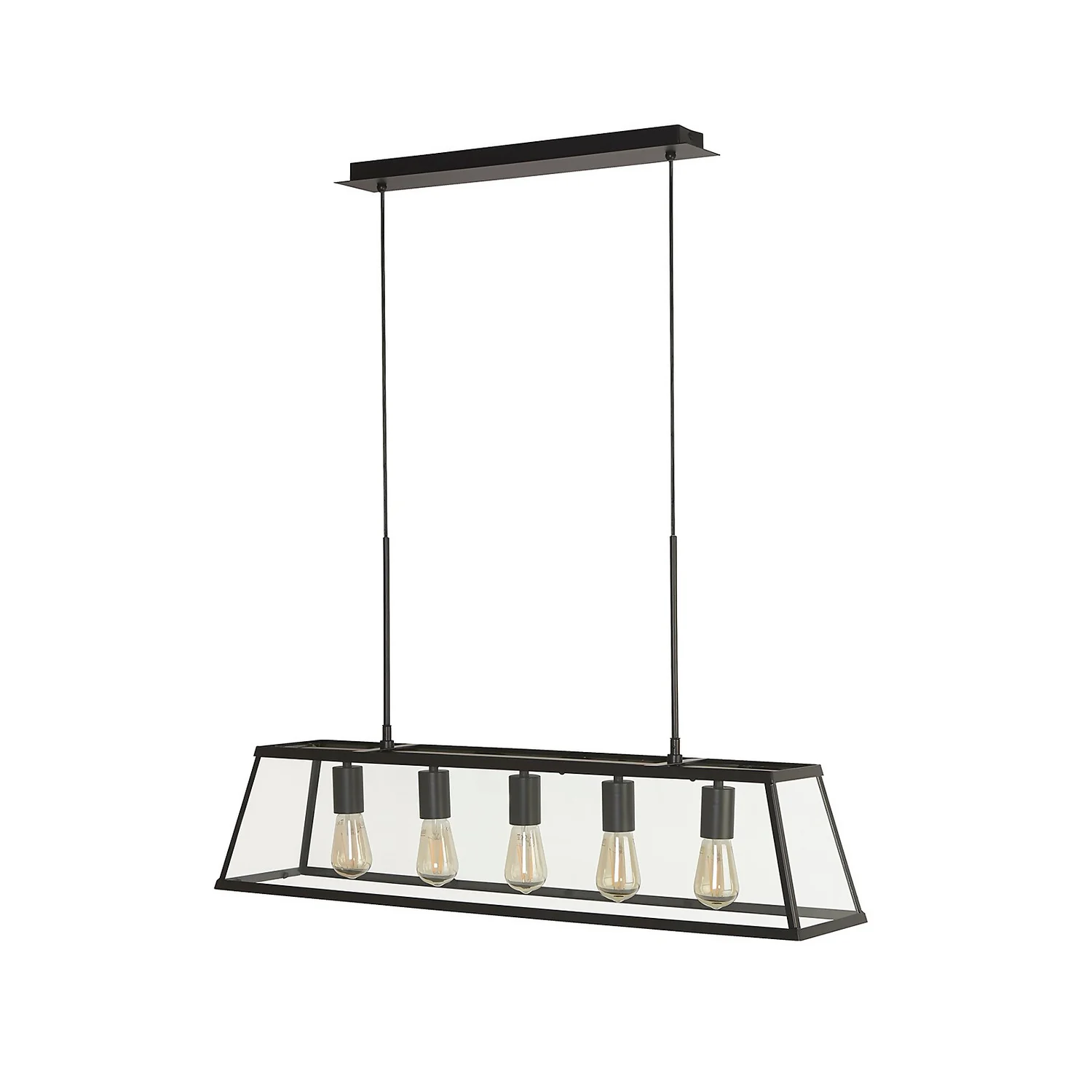 Bellevue 5 Light Industrial Pendant - Black Bellevue 5 Light Industrial Pendant - Black -Home Lighting Store 13157971 6245049847671201