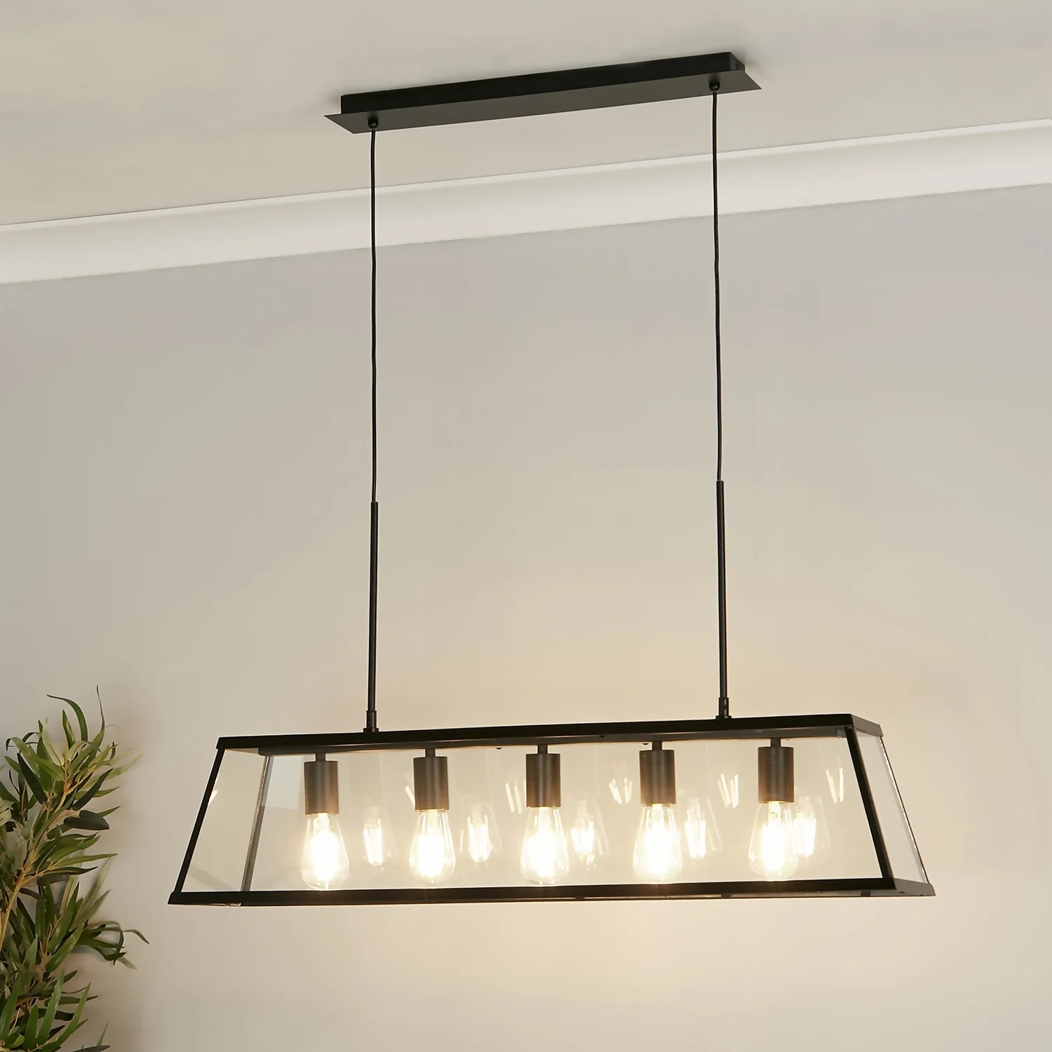 Bellevue 5 Light Industrial Pendant - Black Bellevue 5 Light Industrial Pendant - Black -Home Lighting Store 13157971 9765049847482615