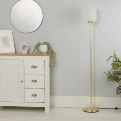 Pearl Frosted Floor Lamp - White -Home Lighting Store 13177660 6185042042644854