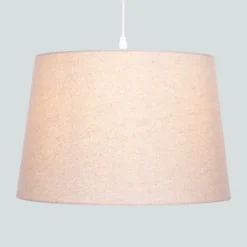 Finn Taper Natural Linen Shade - 40cm -Home Lighting Store 13191232 8124900555055847