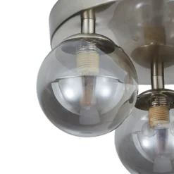 Orb 3 Light Flush Pendant - Nickel Smoke 5 Orb 3 Light Flush Pendant - Nickel Smoke -Home Lighting Store 13208301 1774896913823073