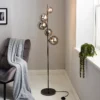 Orb II 5 Light Floor Lamp - Black Chrome Smoke -Home Lighting Store 13208304 1824896912909747