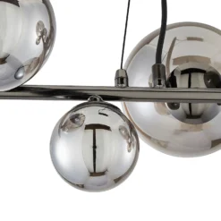 Orb II 7 Light Diner Pendant - Black Chrome Smoke -Home Lighting Store 13208306 1314896913040214