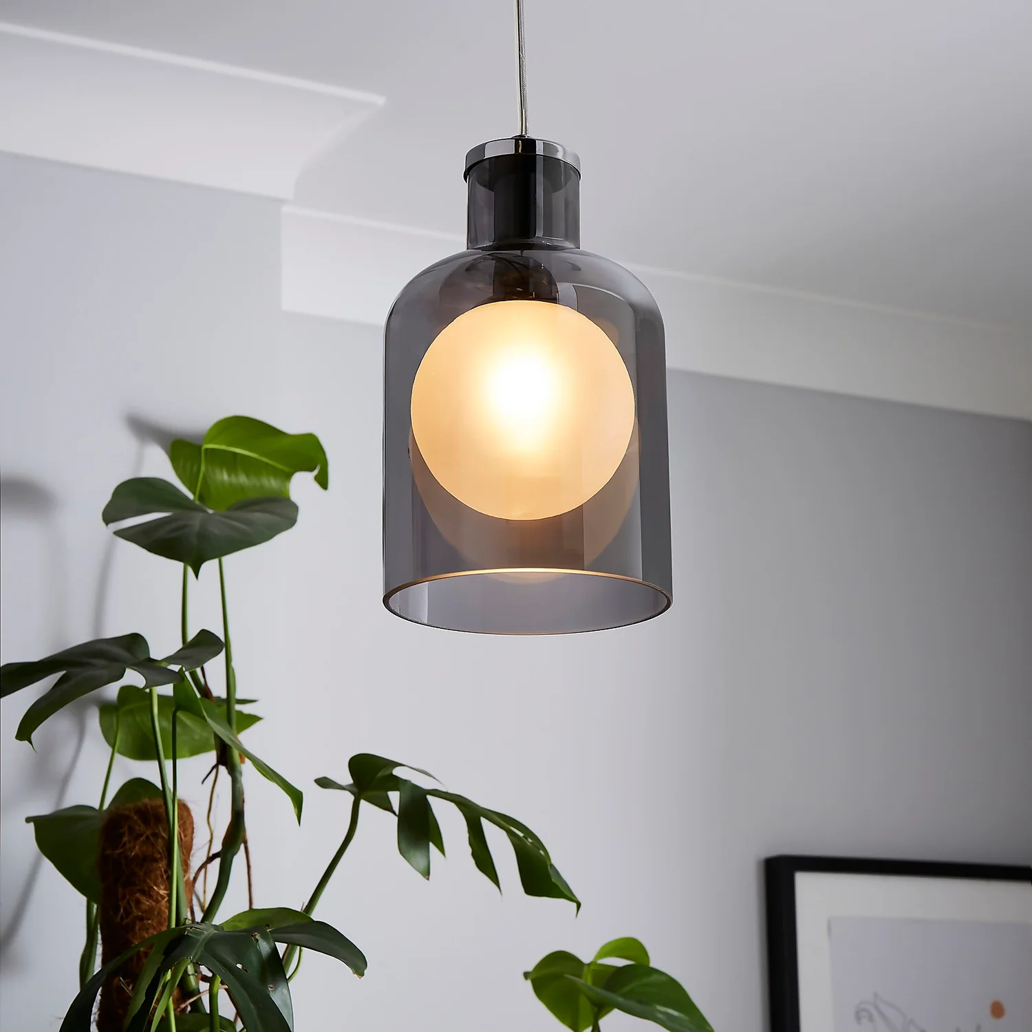 Jinx Single Pendant - Smoked Glass Jinx Single Pendant - Smoked Glass -Home Lighting Store 13208309 3164896913125729