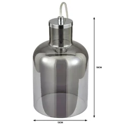 Jinx Table Lamp - Smoked Glass -Home Lighting Store 13208310 9014909895139171