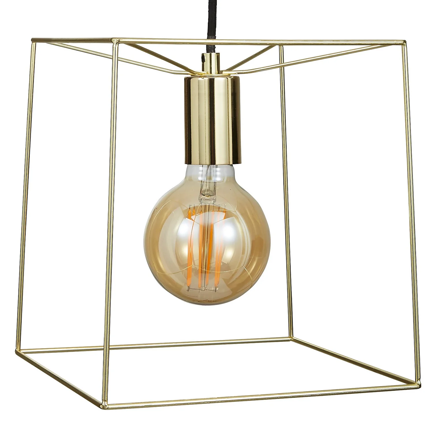 Edge 1 Light Pendant - Polished Brass Edge 1 Light Pendant - Polished Brass -Home Lighting Store 13208312 1454896913234020