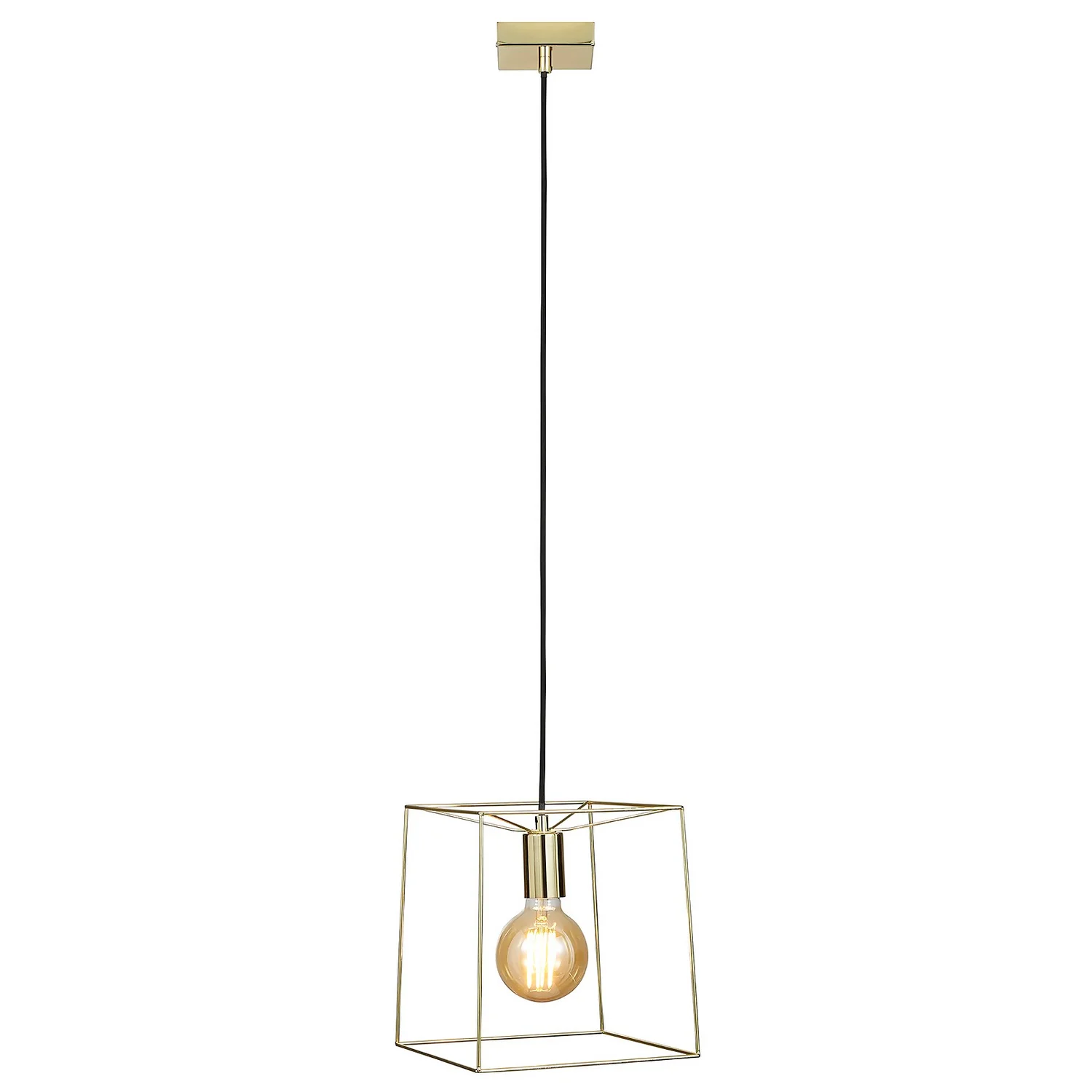 Edge 1 Light Pendant - Polished Brass Edge 1 Light Pendant - Polished Brass -Home Lighting Store 13208312 1814896913095621