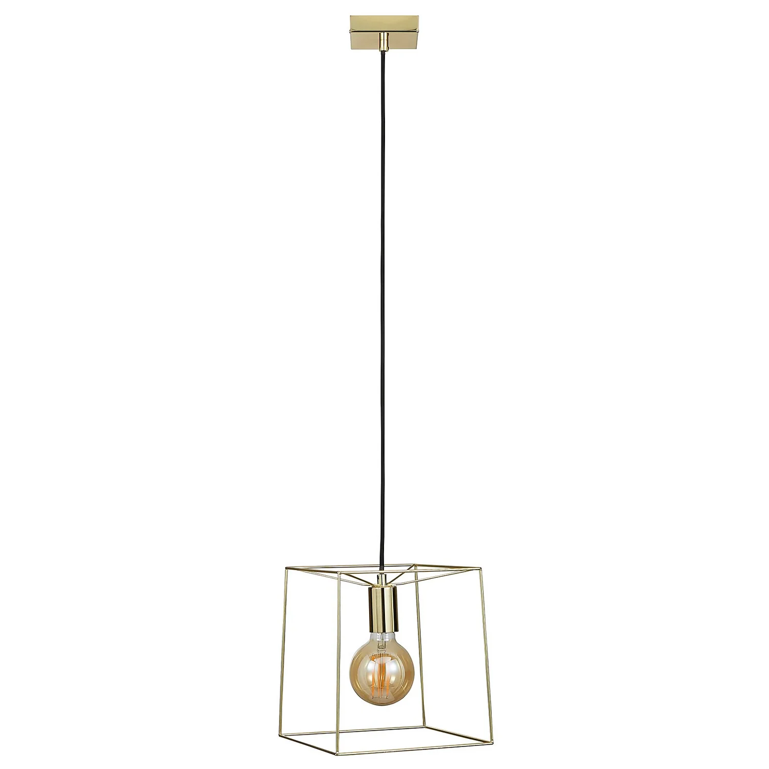 Edge 1 Light Pendant - Polished Brass Edge 1 Light Pendant - Polished Brass -Home Lighting Store 13208312 4574896913196046