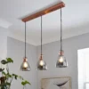 Decan 3 Light Diner Pendant - Smoke & Copper -Home Lighting Store 13208313 2004896913172751