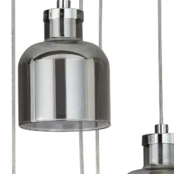 Jinx 5 Light Cluster Pendant - Smoked Glass -Home Lighting Store 13208314 9464896913199988