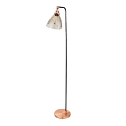 Decan Floor Lamp - Smoke & Copper -Home Lighting Store 13208319 5454896913313964