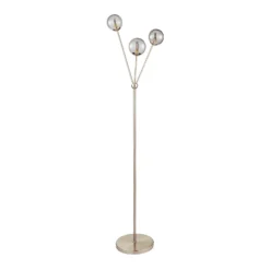 Orb 3 Light Floor Lamp - Nickel Smoke 4 Orb 3 Light Floor Lamp - Nickel Smoke -Home Lighting Store 13208323 7914896913520220