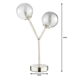 Orb 2 Light Table Lamp - Nickel Smoke 6 Orb 2 Light Table Lamp - Nickel Smoke -Home Lighting Store 13208328 1794909895331888