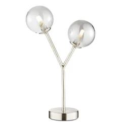 Orb 2 Light Table Lamp - Nickel Smoke 3 Orb 2 Light Table Lamp - Nickel Smoke -Home Lighting Store 13208328 5274896913421004