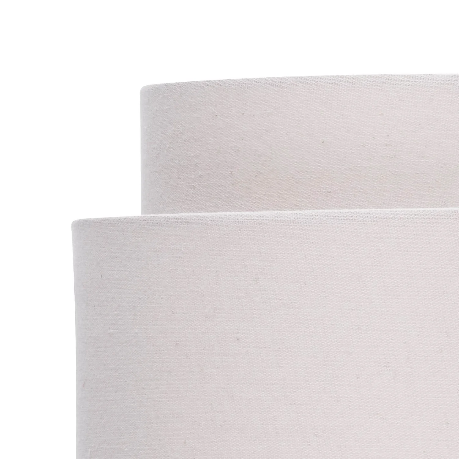 Finn Tier Drum Putty Linen Shade - 25cm Finn Tier Drum Putty Linen Shade - 25cm -Home Lighting Store 13222467 1504901095927101