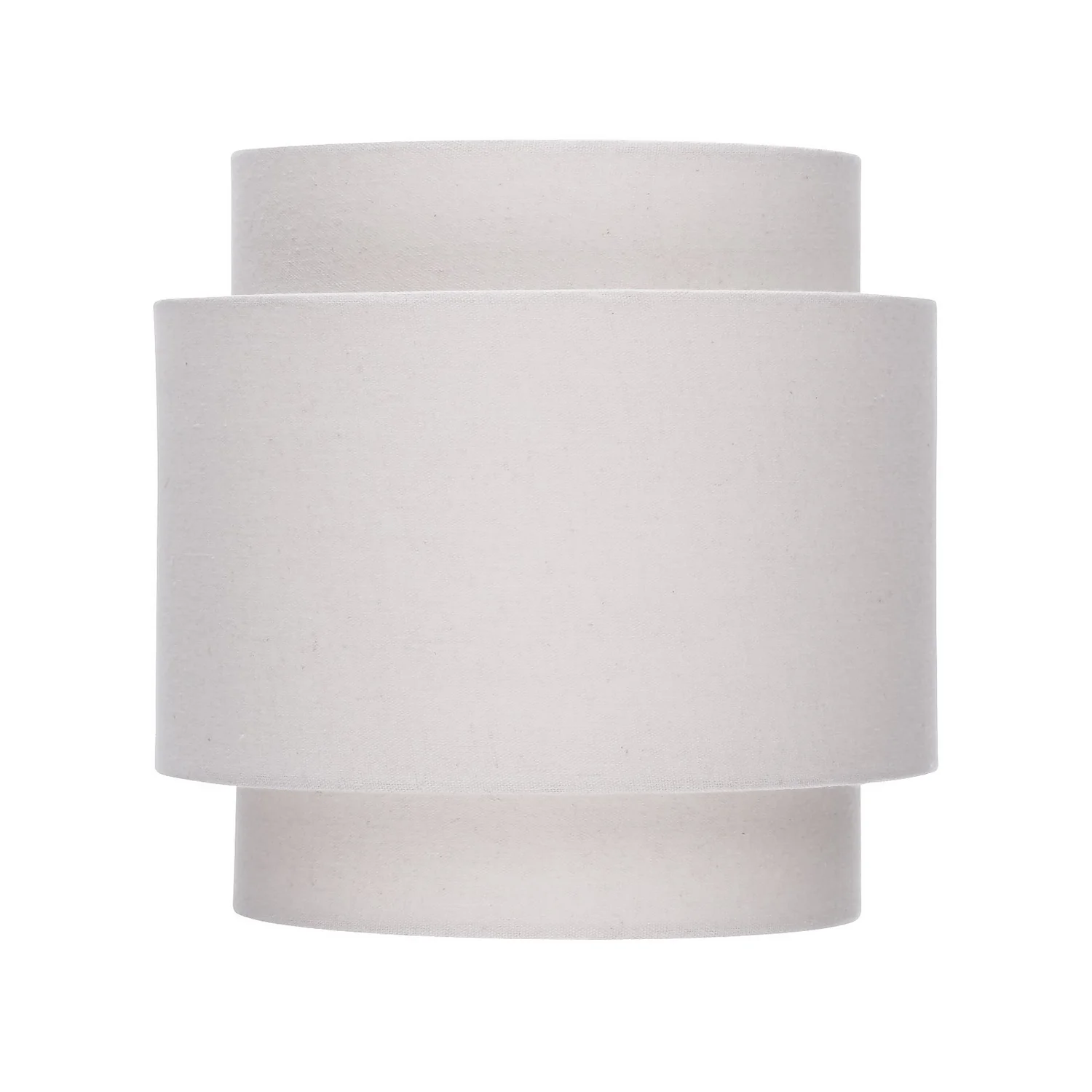 Finn Tier Drum Putty Linen Shade - 25cm Finn Tier Drum Putty Linen Shade - 25cm -Home Lighting Store 13222467 2264901095736586