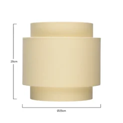 Finn Tier Drum Lemon Linen Shade - 25cm 6 Finn Tier Drum Lemon Linen Shade - 25cm -Home Lighting Store 13222470 1764901095783746