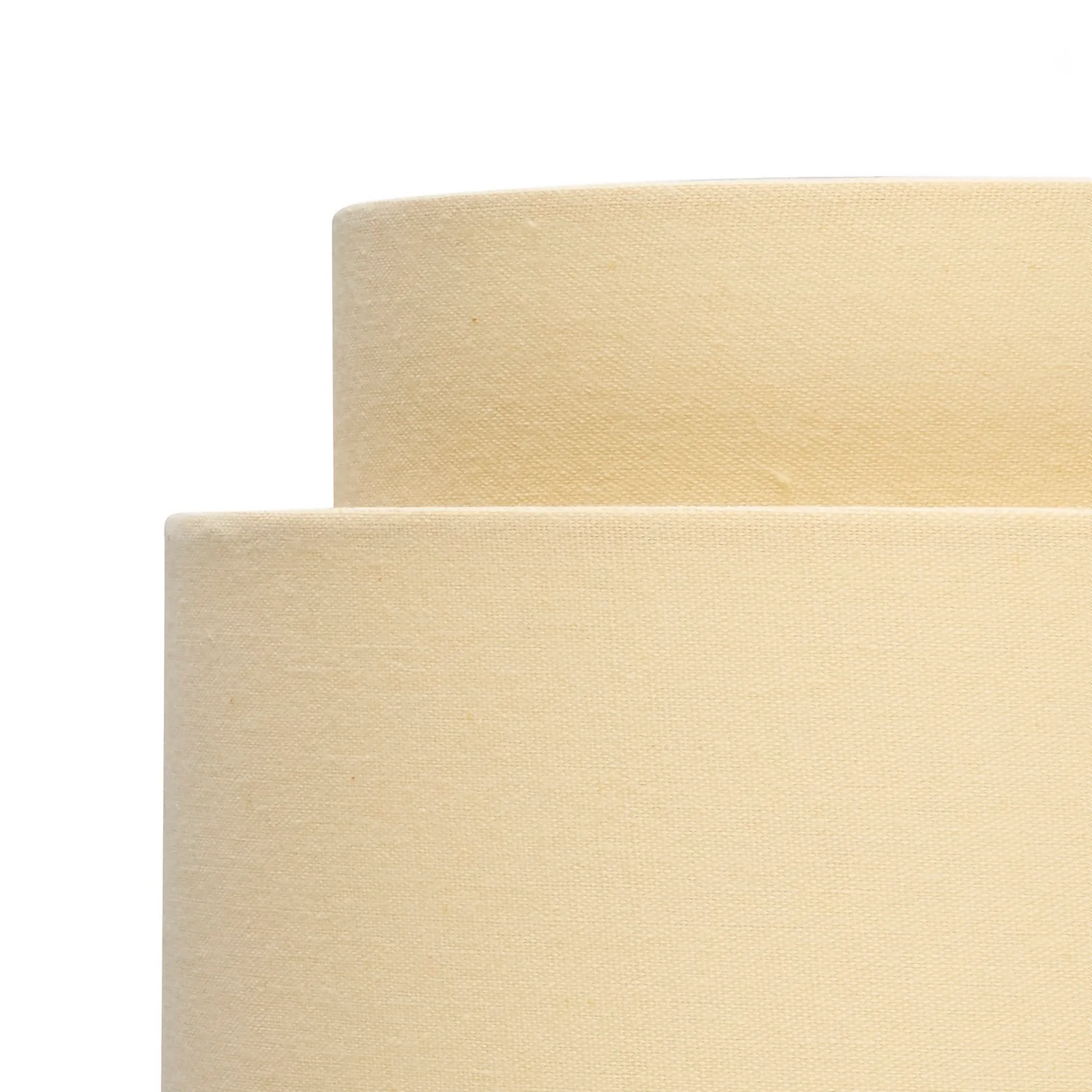 Finn Tier Drum Lemon Linen Shade - 25cm Finn Tier Drum Lemon Linen Shade - 25cm -Home Lighting Store 13222470 3024901095709655