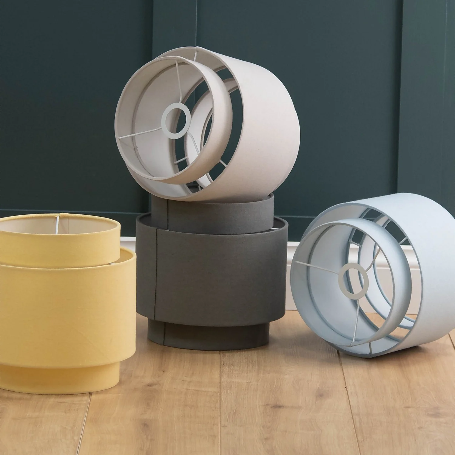 Finn Tier Drum Lemon Linen Shade - 25cm Finn Tier Drum Lemon Linen Shade - 25cm -Home Lighting Store 13222470 7164944148477431