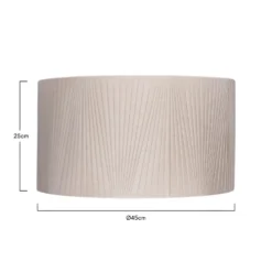 Raye Champagne Drum Pleated Silk Shade - 45cm -Home Lighting Store 13222471 6184901095706883