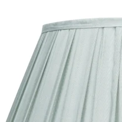 Raye Duck Egg Pleated Taper Silk Shade - 40cm -Home Lighting Store 13222473 1844946174476998