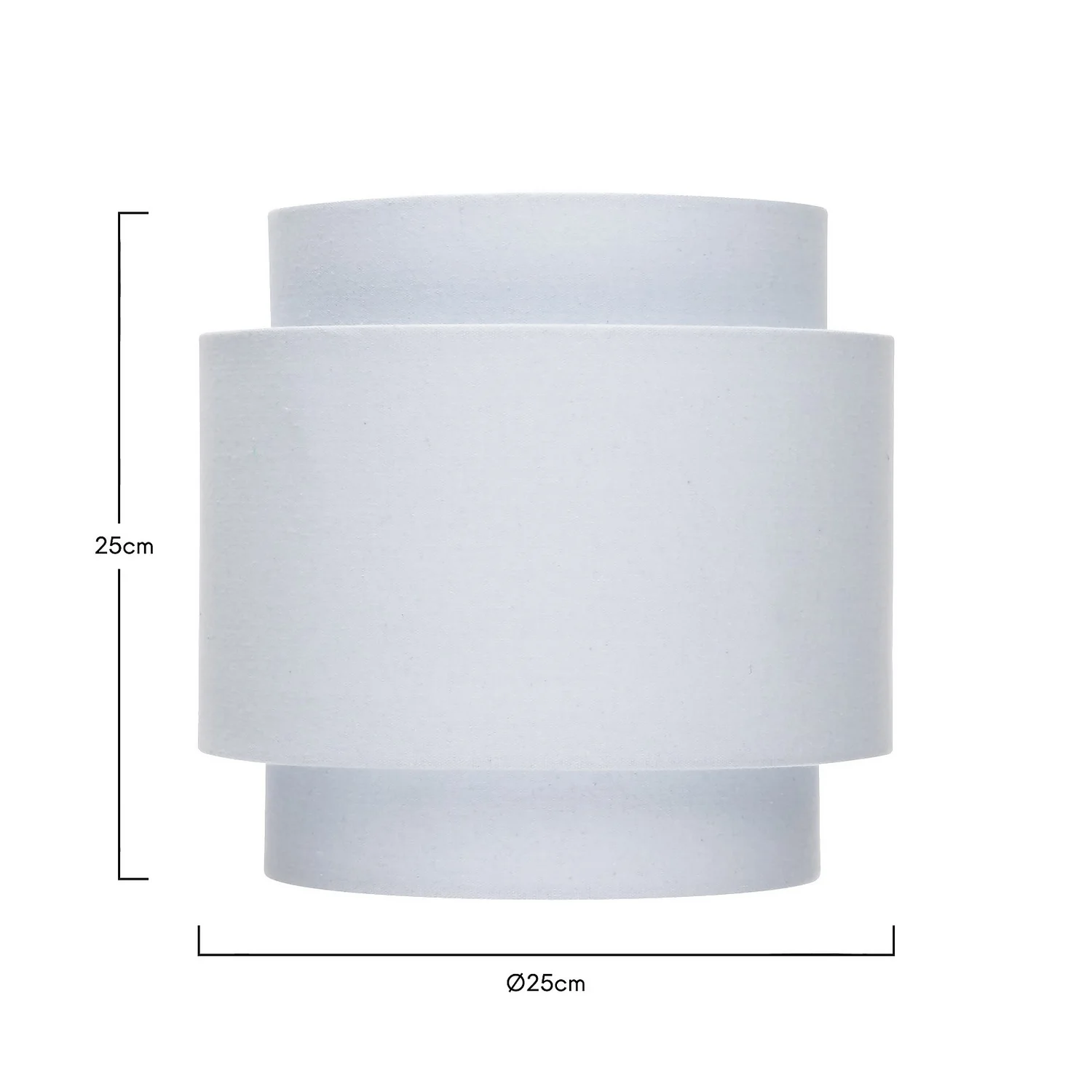 Finn Tier Drum Sky Blue Linen Shade - 25cm Finn Tier Drum Sky Blue Linen Shade - 25cm -Home Lighting Store 13222480 2004901095938066