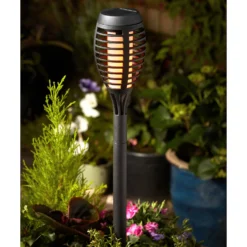 Party Flame Effect Solar Garden Torch - 4 Pack -Home Lighting Store 13280799 8454932211109475