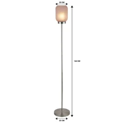 Pearl Frosted Floor Lamp - Rose 8 Pearl Frosted Floor Lamp - Rose -Home Lighting Store 13445400 5435042045848491